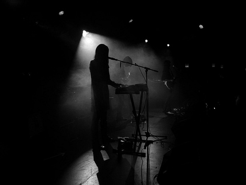 School of Seven Bells live at s/ts OSCILLATIONS party. 