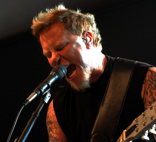 James Hetfield of Metallica tries to reclaim his master of puppets title. 