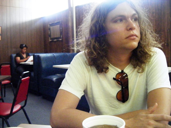 Jay Reatard at one of his favorite Memphis spots in 2008