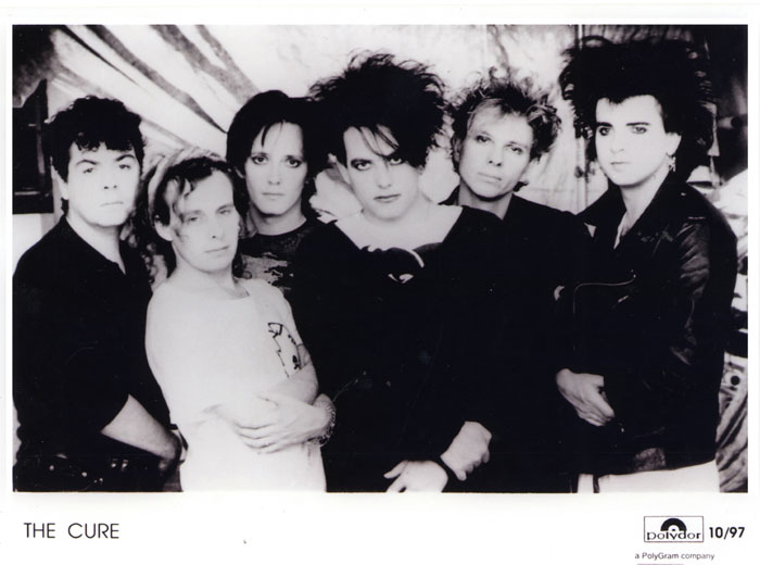 An old press photo of The Cure