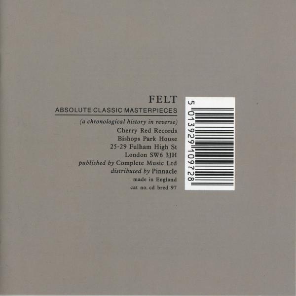 Felt - 'Absolute Classic Masterpieces' 