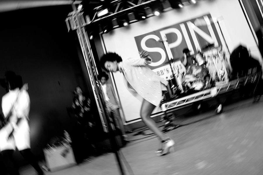 Solange @ SPIN's party