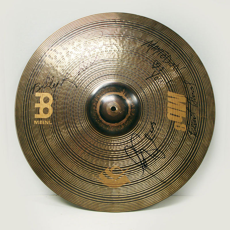 Mastodon's signed cymbal