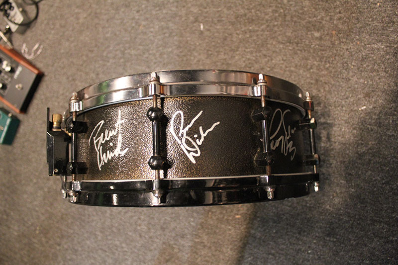 Mastodon's signed snare drum