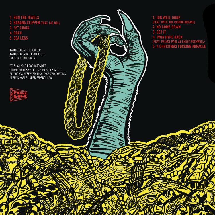 Run the Jewels back cover