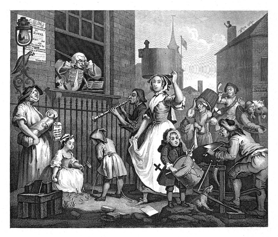 William Hogarth's 'Enraged Musician' William Hogarth's 'Enraged Musician'