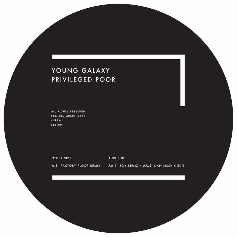 Young Galaxy's 'Privileged Poor' 12''