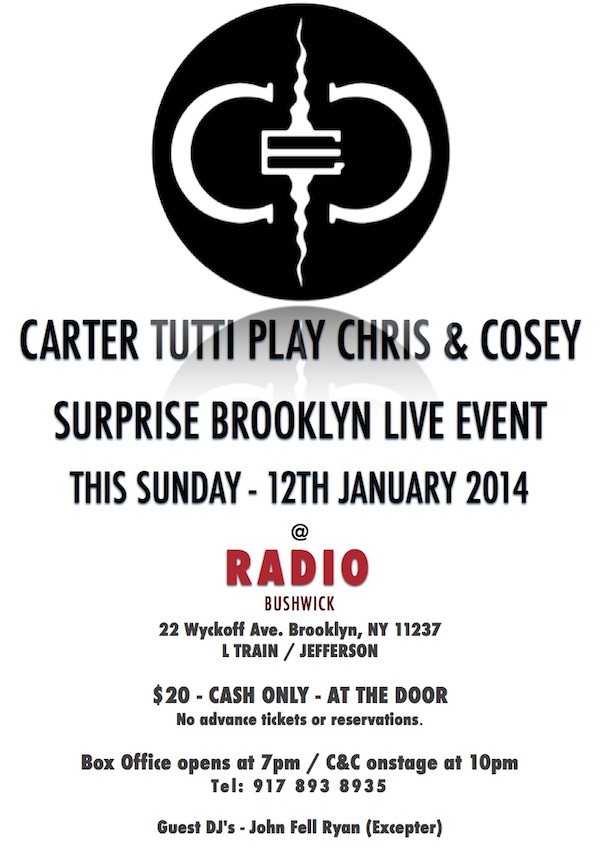 C&C Extra show flyer copy