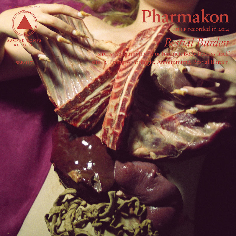 Pharmakon - 'Bestial Burden' cover