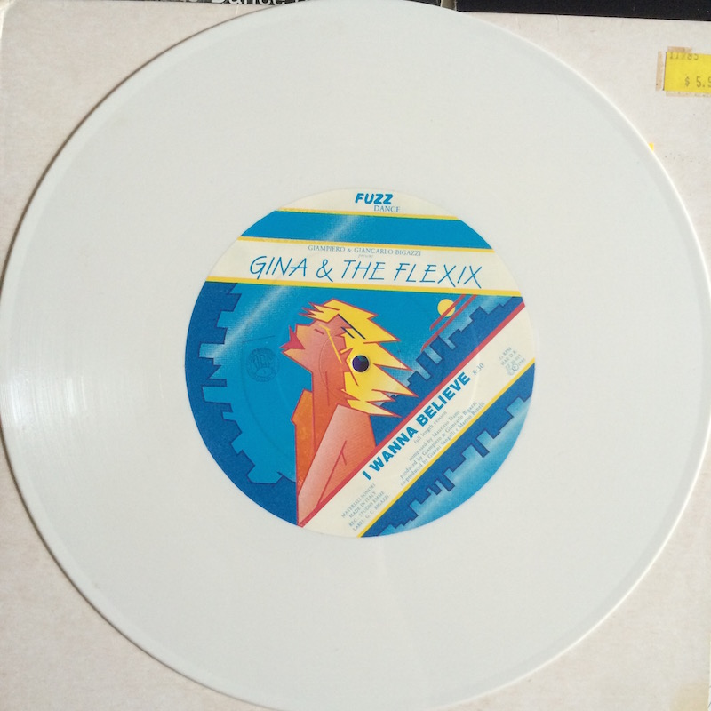 6 Gina & The Flexix “I Wanna Believe” large label