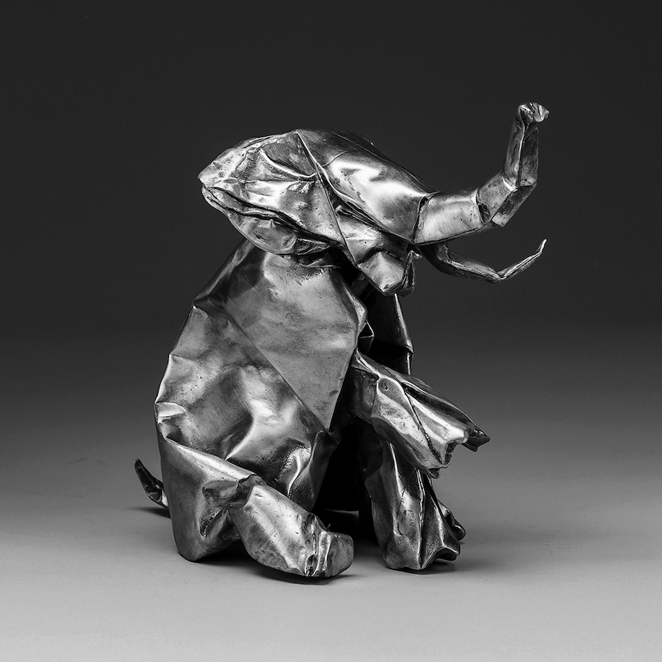 Jlin Black Origami art