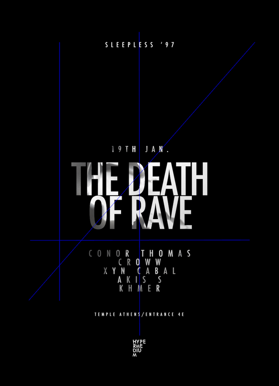 Death of Rave flyer