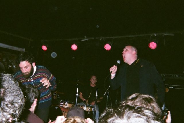 Chris Hansell performing with Ceremony @ Mercury Lounge