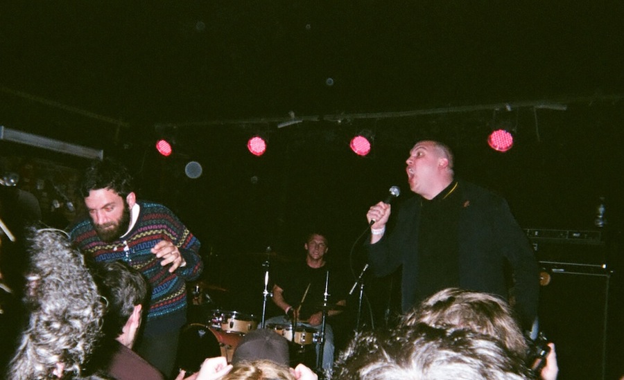 Chris Hansell performing with Ceremony @ Mercury Lounge