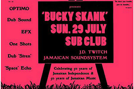 Optimo - 'Bucky Skank' Flyer