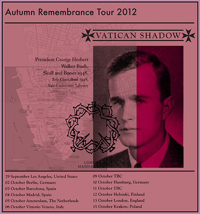 Vatican Shadow tour flyer