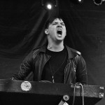 Dominick Fernow performing with Cold Cave