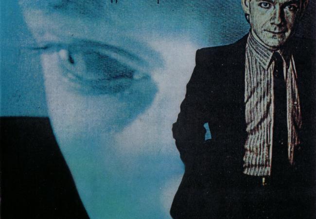 Robert Fripp on the cover of 'Exposure'