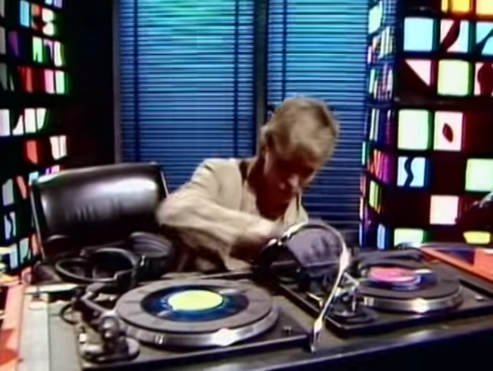 David Bowie DJing