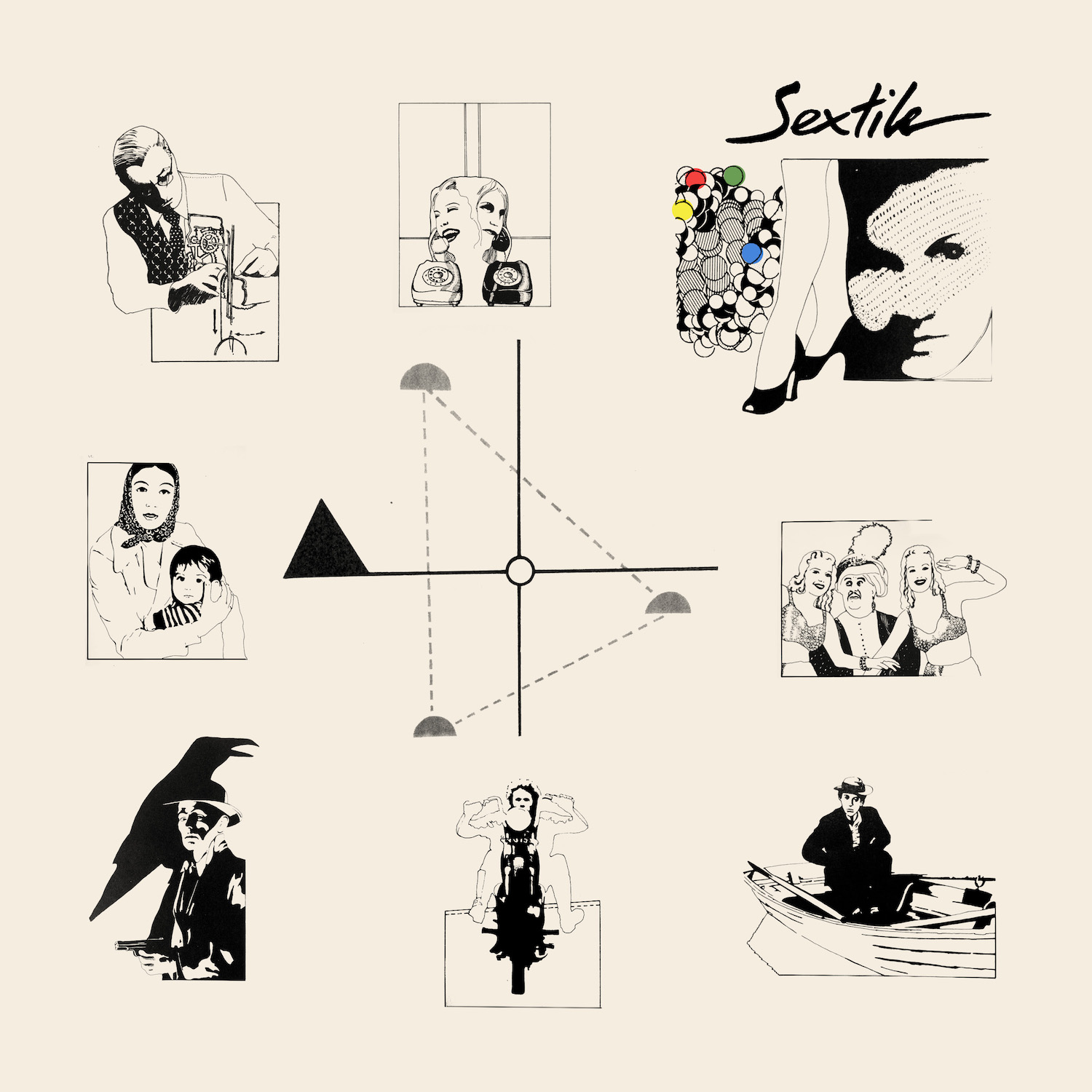 Sextile Meld Restless Synth Lines With Scrambled Memories on